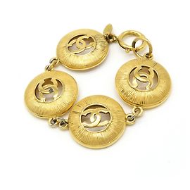 Pulsera de charm dorado Chanel Coco Mark Dorado