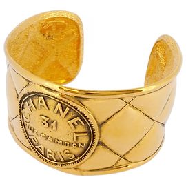 Pulseira de ouro Chanel Dourado