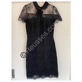 Robe noire dentelle Sandro en Très bon état Autre