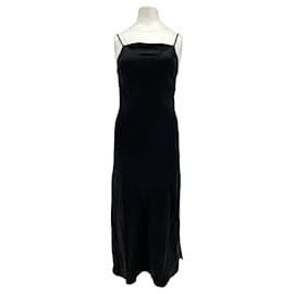Autre Marque-Robe en soie-Black