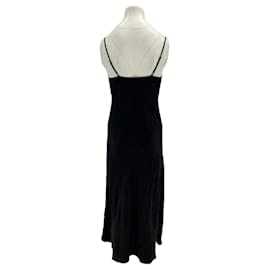 Autre Marque-Robe en soie-Black