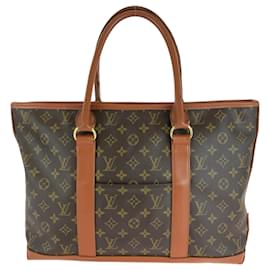 Louis Vuitton-Sac Tote Weekend PM Monogram Louis Vuitton-Marron