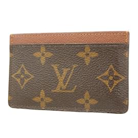 Louis Vuitton-Louis Vuitton Monogram Card Case-Brown