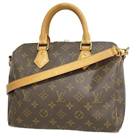 Louis Vuitton-Louis Vuitton Monogram Speedy Bandouliere 25 Handbag-Brown