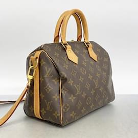 Louis Vuitton-Louis Vuitton Monogram Speedy Bandouliere 25 Handbag-Brown