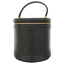 Louis Vuitton-Louis Vuitton Epi Cannes Handbag in Noir-Black