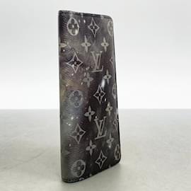 Louis Vuitton-Portefeuille Brazza Monogram Galaxy Louis Vuitton-Marron,Noir