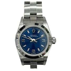 Rolex-Montre Femme Rolex Oyster Perpetual 76080 F 2004 Cadran Bleu-Autre