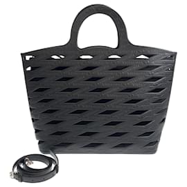 Balenciaga-Bolsa Tote Balenciaga Neo Basket Preta-Preto