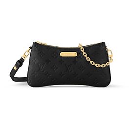 Louis Vuitton LV Liv Pochette en cuir monogramme Noir