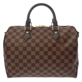 Louis Vuitton-Louis Vuitton Damier Speedy Bandouliere 30 Handbag-Brown,Damier ebene
