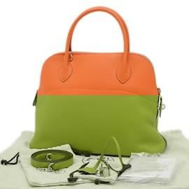 Hermès-Hermes Bolide 31 Handbag-Orange