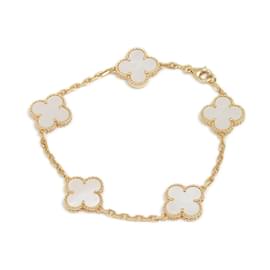 Van Cleef & Arpels-Bracelet charm Vintage Alhambra de Van Cleef & Arpels-Doré