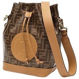 Borsa a secchiello Mon Tresor di FENDI Marrone