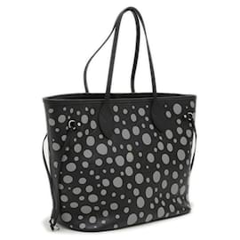 Louis Vuitton-Louis Vuitton LV x YK Monogram Empreinte Neverfull MM Tote Bag-Black,Fuschia