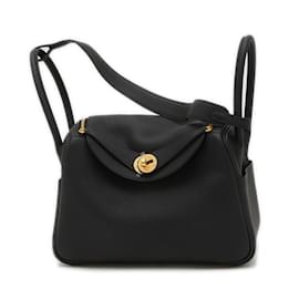 Hermès-Sac à épaule Hermes Lindy 26-Noir