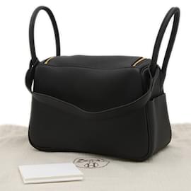 Hermès-Sac à épaule Hermes Lindy 26-Noir