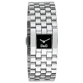 Iconic DOLCE & GABBANA watch Historical collection steel black dial Silvery