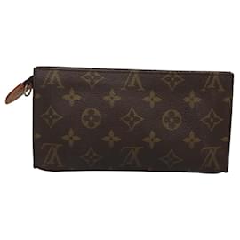 Louis Vuitton-LOUIS VUITTON Monogram Bucket GM Accessory Pouch Vintage LV Auth ar13628-Monogram