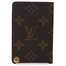 Louis Vuitton-LOUIS VUITTON Monogram Porto Cartes Credit Pression Card Case M60937 Auth th6004-Monogram