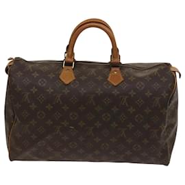 Louis Vuitton-LOUIS VUITTON Monogram Speedy 40 Hand Bag M41522 LV Auth 119894-Monogram