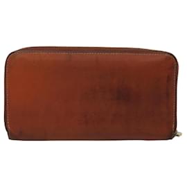 Louis Vuitton-LOUIS VUITTON Nomad leather Zippy Wallet Long Wallet Brown M85068 Auth yk18135-Brown