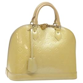 Louis Vuitton-LOUIS VUITTON Monogram Vernis Alma PM Hand Bag Broncorail M91445 LV Auth bs25326-Other