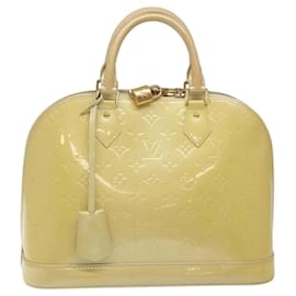 Louis Vuitton-LOUIS VUITTON Monogram Vernis Alma PM Hand Bag Broncorail M91445 LV Auth bs25326-Other