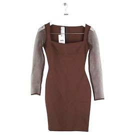 Herve Leger Braunes Kleid Braun