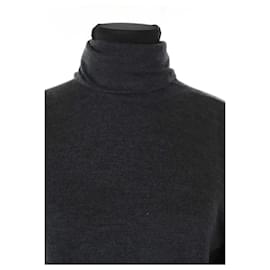 Hermès-Pull en laine-Gris