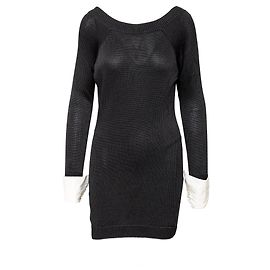 Strickkleid Gianfranco Ferré Schwarz