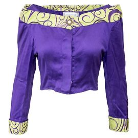 Gianni Versace Versus Vintage Top Violet