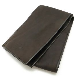 Sciarpa in pelle Loewe Marrone scuro