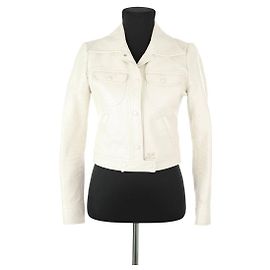 Courreges Jaqueta de algodão bege Bege