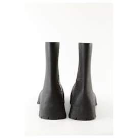Balenciaga-Black boots-Black