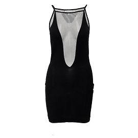 Robe en maille découpée Emporio Armani Noir