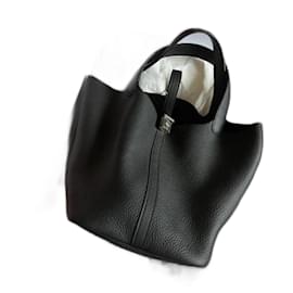 Hermès-Hermès Picotin 22 taurillon clemence-Noir