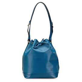 Louis Vuitton-Louis Vuitton Noe Epi Shoulder Bag-Blue