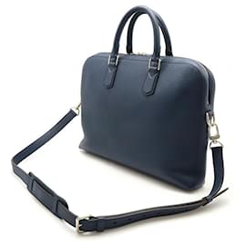 Louis Vuitton-Louis Vuitton Taurillon Victor 2way Mallette M41351-Bleu
