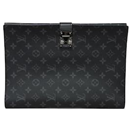 Louis Vuitton-Sac à documents Louis Vuitton Porte-Documents Frank GM Monogram-Noir
