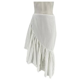 Abercrombie & Fitch Jupe à volants Blanc