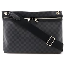 Louis Vuitton-Sac à épaule Hunter Damier Graphite Louis Vuitton N41656-Noir