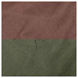 Hermès-Écharpe en coton Losange Hermes-Marron
