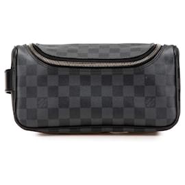 Louis Vuitton-Pochette de Toilette Louis Vuitton Damier Graphite-Noir