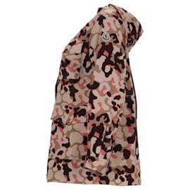 Moncler-Moncler Treberon Camo Parka in Multicolor Cotton-Multiple colors