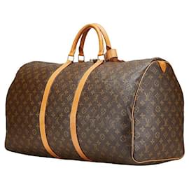 Louis Vuitton-Louis Vuitton Keepall 50 Monogram Boston Bag-Brown
