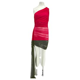 Autre Marque-Robe drapée rose-Pink