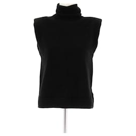 Autre Marque-Pull col roulé en laine-Black