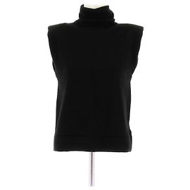 Autre Marque Pullover mit Rollkragen aus Wolle Schwarz