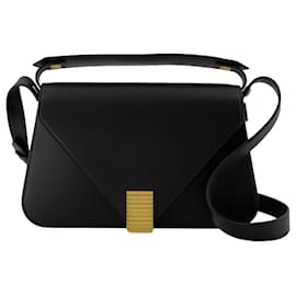 Lanvin-Concerto Arpege Shoulder Bag - Lanvin - Leather - Black-Black